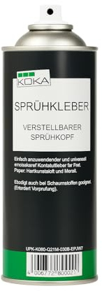 Spray adhesivo con cabezal de pulverización ajustable