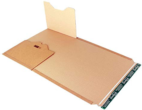 Progress PP B22.18 Uni.-Versandverpackung DIN A3 455 x 325 x -80 mm (Innenmaß) braun/ECO ** Verpackungseinheit: 20 Stück **