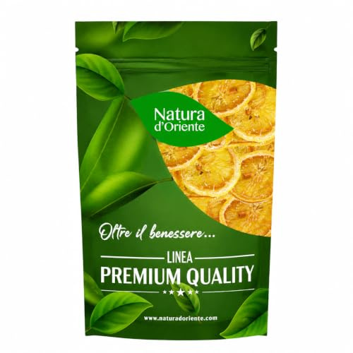 NATURA D'ORIENTE Limone a Fette Essiccato 500g Frutta Disidratata