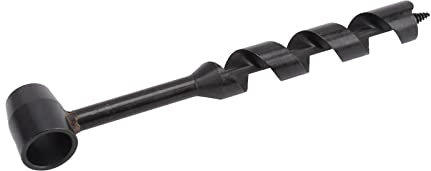 Fafeicy Perceuse à Tarière Manuelle, Extension pour le Travail du Bois, Perceuse à Main Noire, Forets à Tarière (25-230mm)