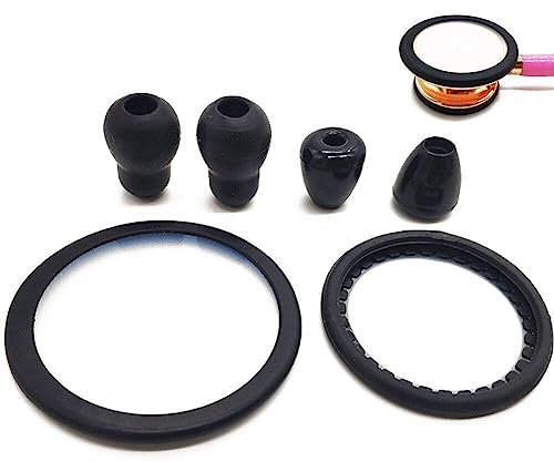 Danlai 1 Set Stethoscope Ohrstöpselersatz PVC Membran Ohrspitzen Rauschunterdrückungsohrknospen Für Universelles Stethoskop