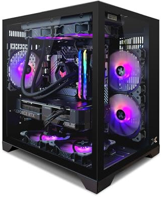 INFOMAX | PC Gamer, Ordinateur de Bureau, PC Gaming - Processeur Intel Core i7-12700KF • NVIDIA RTX 5060 Ti 16 GO • RAM 32 GO • SSD 1 to • BOÎTIER ARGB Aquarius • W11