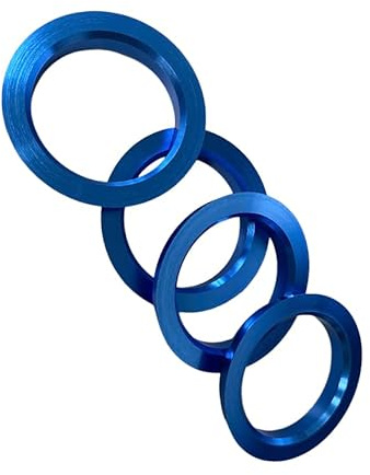 Tunershop 4X Alufelgen Zentrische Ringe Radnaben Zentrierringe Zentrierung für Autonaben Radbohrungsmitte 73.1 auf 57.1mm (73,1-57,1mm)