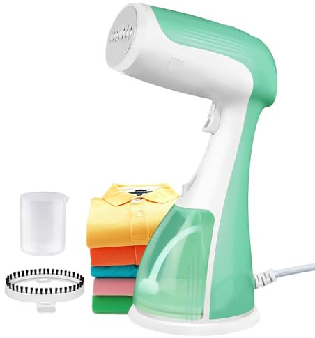 Reisebügeleisen Dampfglätter 1500W Dampfbürste Steamer 300mL Dampfbügel, Dampfbügeleisen Kleidung, Kein Bügelbrett Erforderlich, Kleingeräte Verwendbar für Reisen und Zuhause