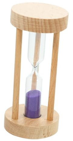 Garneck 3pcs Wooden Sandglass Hourglass Timer Clock for Boys and Girls Timer Desk Decor