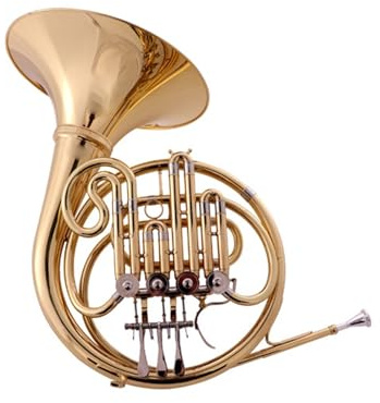 Waldhorn Instrument B-Dur 4 Klappen einreihig Waldhorn für Anfänger