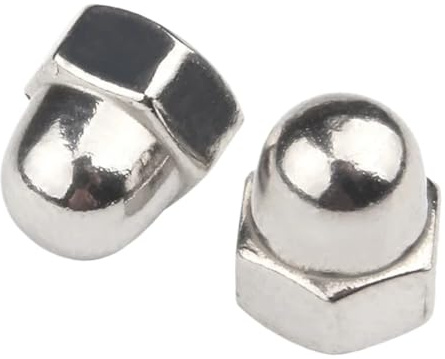 M8-M20 Hutmuttern aus Edelstahl 304 mit Feingewinde(M10x1.25-2pcs)
