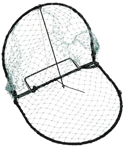Vogelfalle Grün 30 cm Stahl mit Polyethylen-Netz, lebendfalle für Garten und Haushalt, faltenbar und tragbar, humane Schädlingsbekämpfung für Obst und Gemüse, wiederverwendbar und robust