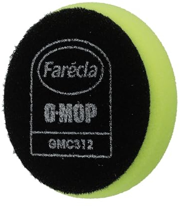 Farecla gmc312 G. mopa amarillo avanzada aplicador gama cabeza esponja espuma Pack de 5, incluye un gancho 'n 'loop Hookit sistema, Diseñado para eliminación de remolino de cero. Construcción Robusta