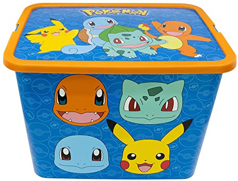 Stor 23-Liter-Klickverschluss-Aufbewahrungsbox - Pokemon Rock