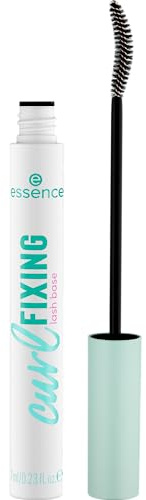 essence curl FIXING lash base, Wimperntusche, Blau, langanhaltend, schwunggebend, definierend, Einfach zu entfernen, vegan, ohne Mikroplastikpartikel, Nanopartikel frei, ohne Parfüm, 1er Pack (7ml) | Lange Haltbarkeit, Verlängerung, Biegung, Definition, leicht zu entfernen