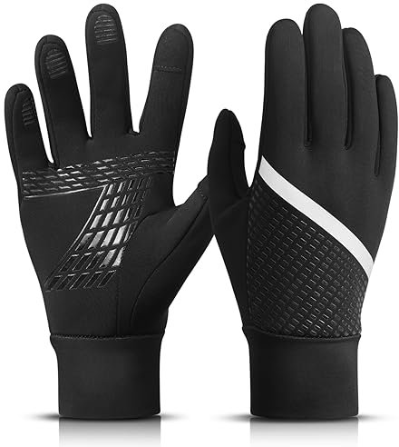 Arcweg Kinder Handschuhe Thermische Winterhandschuhe Kids Fahrradhandschuhe Anti-Rutsch Touchscreen Handschuhe Winddicht Outdoor Sport Laufen Fleece Futter Handschuhe Für Jungen Mädchen 6-12 Jahre