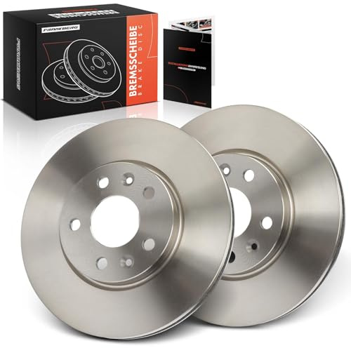 Frankberg Bremsscheibensatz inkl. 2x Bremsscheiben Vorne Belüftet Ø296mm Kompatibel mit C.a.p.t.u.r II HF Qashqai III J12 M.e.g.a.ne IV Grandtour Replace# 4204211800