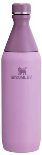 Stanley All Day Slim Bottle 20 OZ | Twist off Lid with Leakproof Seal | Slim Design for Travel & Gym | Insulated Stainless Steel | BPA-Free | Lilac