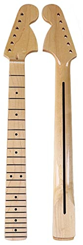 Unfertiger Gitarrenhals Für ST-Gitarrenhals E-Gitarrenhals Aus Kanadischem Flammenahornholz 21F 22F Hals Für E-Gitarre (Color : M3 Big Head)