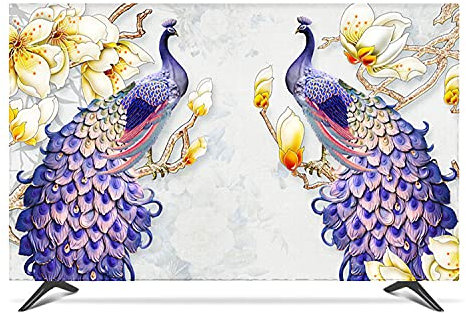 Funda TV Exterior,Funda para Televisor 19 - 80 Cubierta de capucha decorativa de 22 pulgadas de 75 pulgadas para PC de televisión de pantalla impermeable(70 inch)