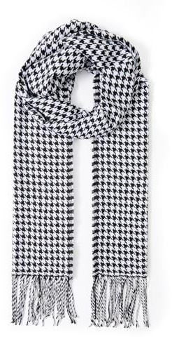 Durio Schal Damen Herbst Winter Lange Winterschal für Damen und Herren Warmer Damenschal mit Fransen