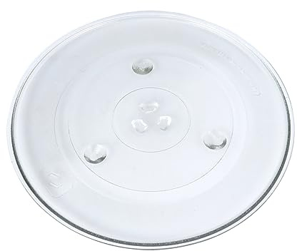 Mikrowellen Glasplatte Y-förmig als Ersatz für Haushaltsmikrowellen | Weißes Glas, Schwer zu Brechen, Einfach zu Montieren, Passgenaue Lösung für Täglichen Austausch