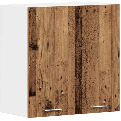vidaXL Väggskåp för köksbruk “Lyon” gammalt trä 60x31x60 cm