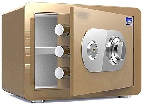JQQJZLC Cassaforte Durevole Resistente al Fuoco Impermeabile Casseforti domestiche e casseforti Cassette di Sicurezza Armadio di Sicurezza antifurto in Acciaio ignifugo per Uso Ufficio