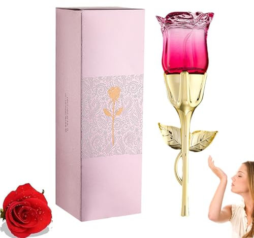 Profumo da donna a forma di rosa, profumo di feromone a lunga durata, per capelli e corpo, rafforzare la fiducia in se stessi