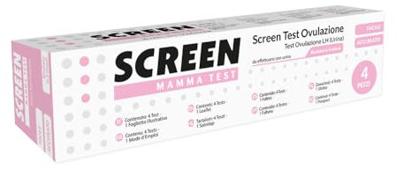 Screen Test Ovulazione 4 Pezzi