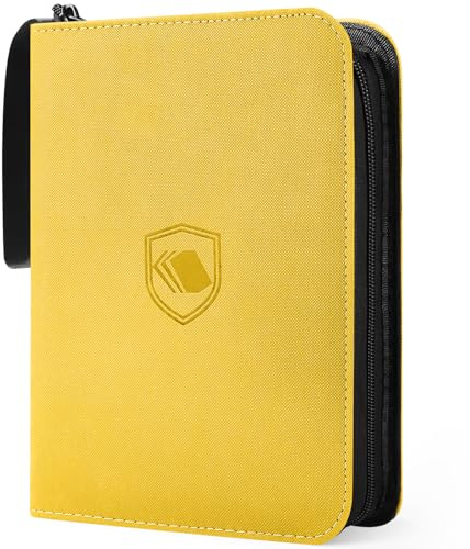 900 Pockets Trading Card Binder, PU Cover Zipper Card Collection Album | 3-Ring Card Folder Holder for MTG, TCG, Game Cards, Sports Cards