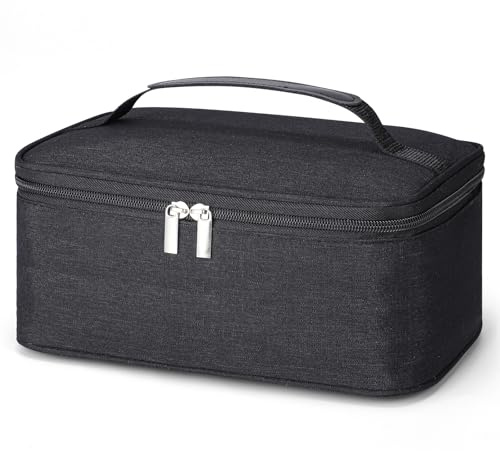 Hemiks Sac Isotherme Repas, 6L Glaciere Souple Isotherme Portable Lunch Bag | Pratique Lunch Box Tissu Oxford Imperméable, Doublure Aluminium pour Homme Femme Enfants École Bureau Pique-Nique