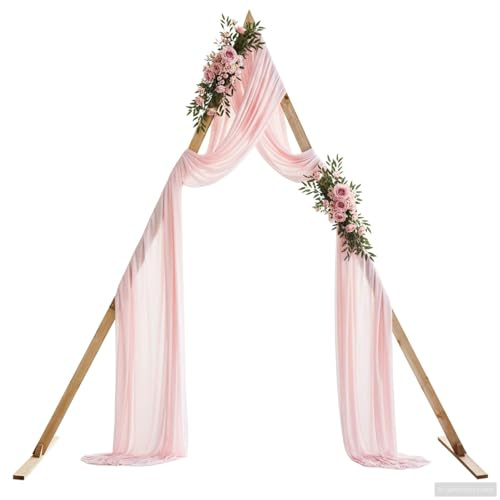 vidaXL Arche de Mariage Marron Clair 202 x 95 x 254 cm