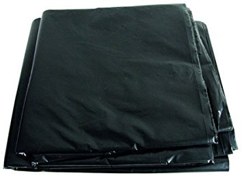 Bauplane LDPE schwarz 75my 4 x 5m Baufolie Abdeckplane