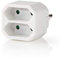 Nedis Socket Splitter 2 Sockets Euro Connector