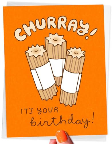 Churro Birthday Card Churray It's Your Birthday