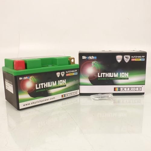 Batería de litio Skyrich para Moto MV Agusta 1090 Brutale 2013 a 2016 YTZ10S HJTZ10S-FP / 12 V 8,6 Ah