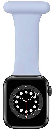 Compatible with Apple Watch Strap 38mm/40mm/41mm/42mm/44mm/45mm/46mm/49mm, Infection Control Design Pin Fob for Nurses Doctors Healthcare Paramedics
