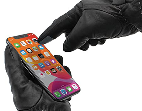 Wantalis Digiskin - Pegatina para hacer guantes táctiles, color negro, talla única (10 unidades), Negro, Talla única