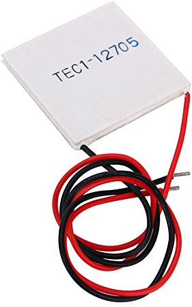 TEC1-12705 Raffreddatore Termoelettrico Piastra Peltier Dissipatore di Calore Accessori di Raffreddamento Modulo Element 12V 5A 40 × 40 × 3,8 Mm