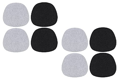 MorNon 8 Stück Stuhlkissen Filz Sitzkissen Sitzpolster 37x 40cm Sitzauflage Polsterauflage Stühle Auflage für Stuhl zum Büro Arbeitszimmer