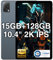 DOOGEE T20S 10.4 Zoll Tablet 128GB ROM(1TB TF) + 15GB(8+7) RAM Android Tablet,T616 Octa-core 2.0GHz Tablets PC, 4G LTE/5GWIFI/2K 2000x1200 FHD, 7500mAh/ GMS/TÜV/Widevine L1/GPS/BT5.0/OTG/13MP+5MP