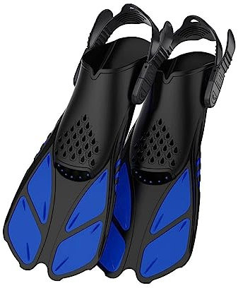 Flossen for Schnorcheln und Schwimmen, Schnorchelflossen, 1 Paar rutschfeste Schnorchel-Tauchflossen for Damen und Herren, Trainings-Fußflossen, Ausrüstung, Wassersport, Tauchflossen ( Size : L/XL )