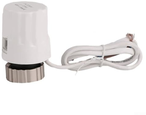 Water Volume Control Valve Floor Heating Valve AC230V M30*1.5mm Electric Thermal Actuator Manifold for Underfloor Heating Thermostat(Normally Open)