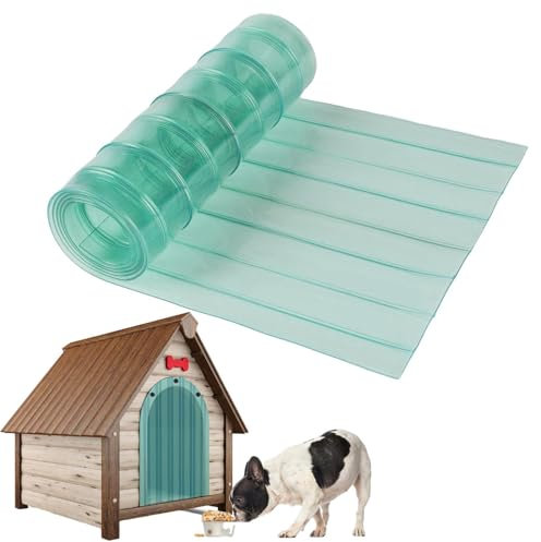 Dog Door Flap, PVC Dog House Door Flap, Cat Flaps, Door Replacement Flaps, Door Strips Doggie Door Flaps, Pet Safe Transparent Strip Eco-Friendly, Dog House Door Flap Strip, Dog And Cat Door