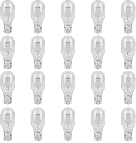 Kscjdg 7W 12V Landscape Light Bulbs -T5 Low Voltage Light Bulb for Garden Light Bulbs Deck Light Bulbs Yard Light Bulbs Low Voltage Landscape Light Bulbs -20 Pack