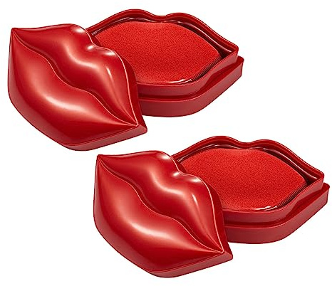 NIYANGLE 40piezas Mascarilla Labial Hidratante De Noche Gel Para Dormir Almohadillas Labiales Unidades Cuidado Labial