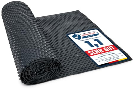 Garronda Noppenfolie Noppenbahn Drainagebahn HDPE 400g/m² 1x10 m GD-0160 | Hohe Druckfestigkeit, für Hochbeet, Keller und Grundmauern, als Mauerschutz, Bauwerksabdichtung und Feuchtigkeitssperre