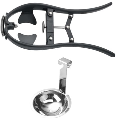 Coupe-coquille d'œuf – Casse-œuf, séparateur de jaune d'oeuf, outil d'utilisation de la cuisine | Couvercle en acier inoxydable, filtre à œufs crus blancs, gadget de cuisine pratique pour le