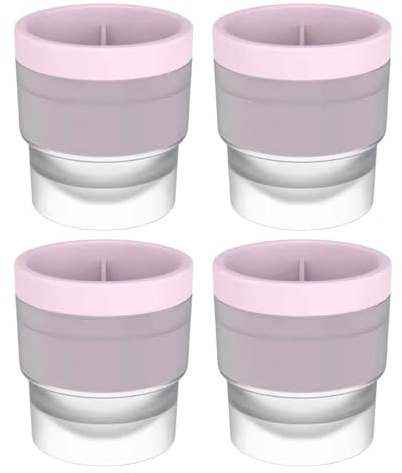 Moule à boule de glace | Forme de boule à whisky étanche - 4 pièces en silicone rond améliorateur de boisson pour whisky, cocktail, vin, cuisine, Halloween, randonnée, anniversaire, fête à la maison