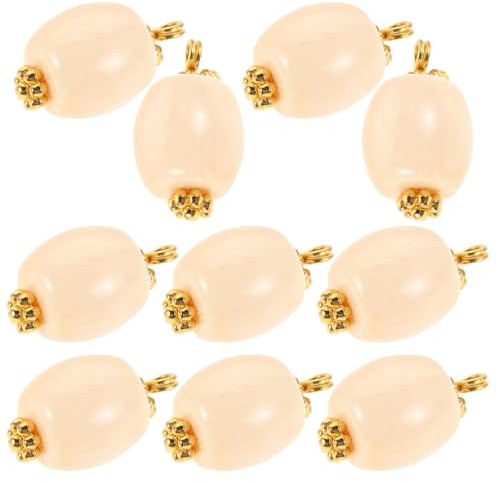 TOYANDONA Botones Redondos de Resina Beige Vintage 12Mm 10 Piezas Forma de Flor para Costura Cheongsam Hanfu Blusas y Suéteres Cierres Tipo Alfiler Resistentes para Ropa Tradicional