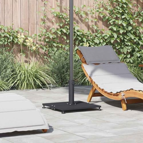 Générique Base de Parasol extérieur Gris foncé 45 x 45 x 31 cm Acier,Maison & Jardin,Pelouses & Jardins,Vie en extérieur,Accessoires pour parasols & voiles d'ombrage,Gris,26.6 KG,42009947