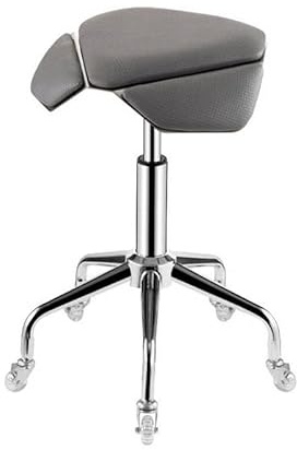 Generico Sgabello Da Sella Ergonomico,Sgabello Da Casa Con Ruote,Superficie Del Sedile Trapezoidale E Regolazione In Altezza Libera Di 15cm,for Salone Di Bellezza Ufficio(Color 1)