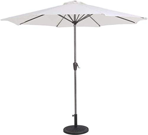 Ombrelloni da Giardino per Esterni Ombrelloni da 9 Piedi Tavolo per ombrellone per Mercato all'aperto con manovella, Riparo Solare Portatile per terrazza da Giardino nel Cortile Piscina buona